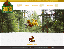 Tablet Screenshot of parcours-ecureuil.com